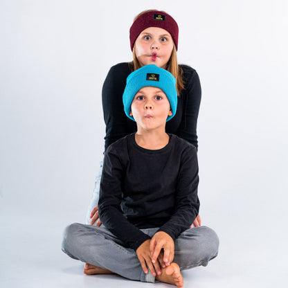 SeeMe Stirnband in Hellblau, reflektierend