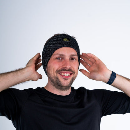 SeeMe Stirnband in Schwarz, reflektierend